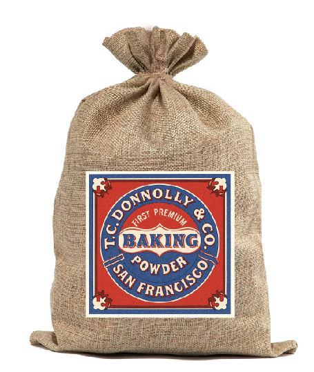 BUR16 Baking Powder Burlap Bag