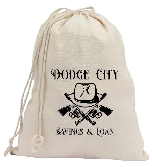 CB07 Dodge City Bank Canvas Bag