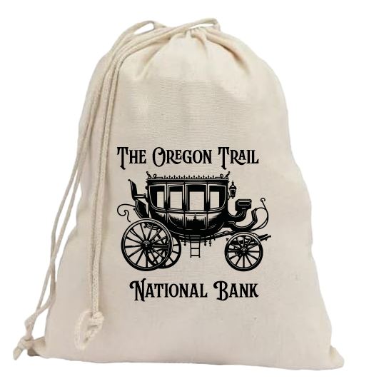CB05 The Oregon Trail Bank Canvas Bag