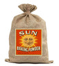 BUR04 Sun Baking Powder Burlap Bag