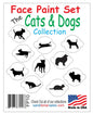 FP10 Face Paint Set The Cat & Dog Collection