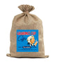 BUR32 Coffee Burlap Bag Vintage Style Bag Grandma's