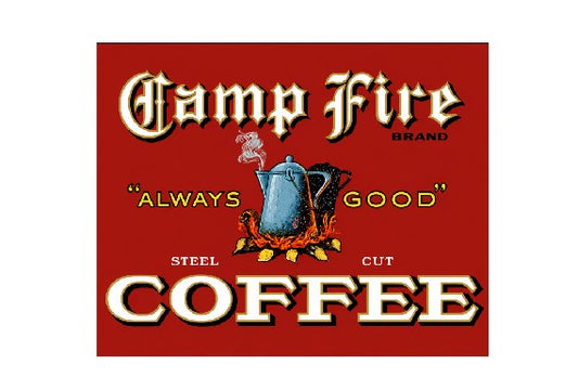 MS96 Crate Label Vintage Style Sign Metal Wall Deco Coffee