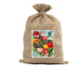 BUR89  Burlap Bag Vintage Style Bag Garden Seeds