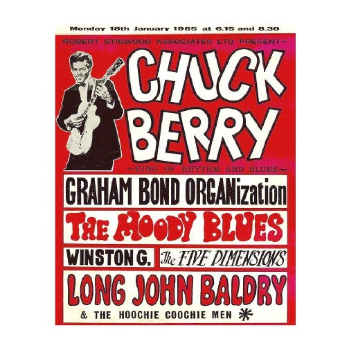 MS231 Vintage Style Metal Sign Chuck Berry