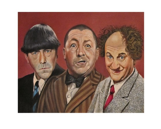 MS308 Vintage Style Metal Sign Three Stooges