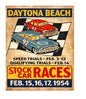 Vintage Style Metal Sign Stock Car Races MS975