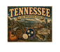 MS650 Vintage Style Metal Sign Tennessee