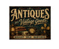 MS813 Vintage Style Metal Sign Antiques