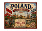 MS681 Vintage Style Metal Sign Poland