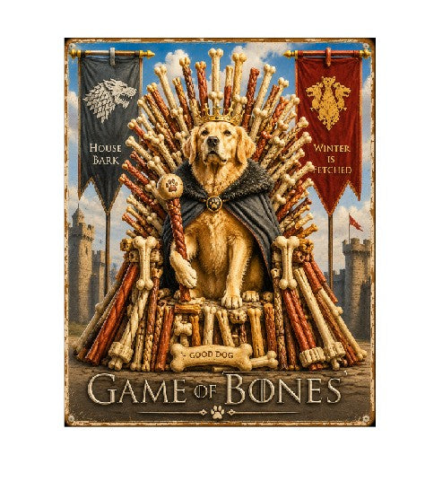 MS559 Vintage Style Metal Sign Funny Dog Sign