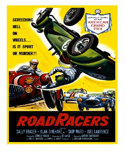 Vintage Style Metal Sign Road Races MS957