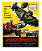 Vintage Style Metal Sign Road Races MS957