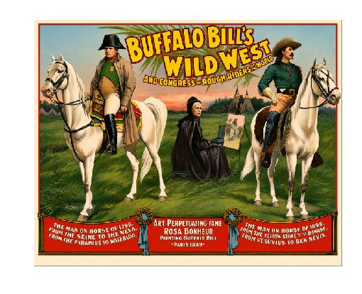 MS164 Crate Label Vintage Style Sign Metal Wall Deco Buffalo Bill