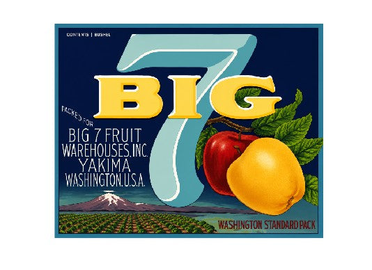 MS136  Crate Label Vintage Style Sign Metal Wall Deco Fruit Big 7