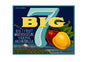 MS136  Crate Label Vintage Style Sign Metal Wall Deco Fruit Big 7