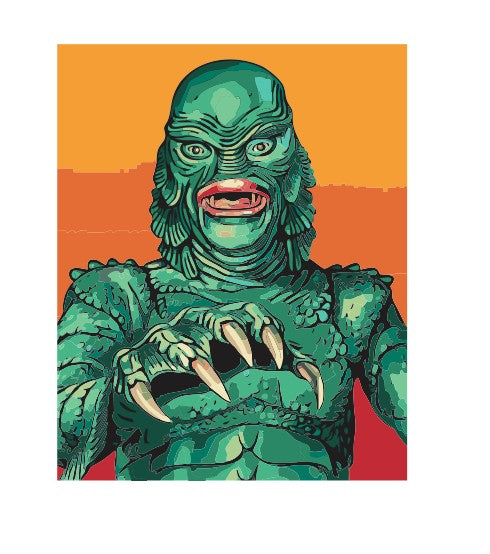 MS283 Vintage Movie Metal Sign Creature from the Black Lagoon