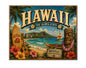 MS603 Vintage Style Metal Sign Hawaii