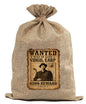 BUR77 Burlap Bag Vintage Style Bag Wanted Virgil Earp