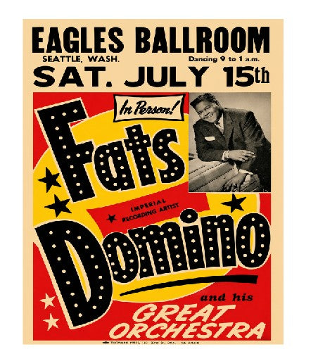 Vintage Style Metal Sign 50's Music MS964