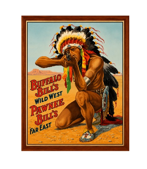 MS176 Crate Label Vintage Style Sign Metal Wall Deco Buffalo Bill