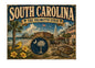 MS647 Vintage Style Metal Sign South Carolina