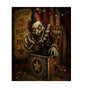 MS386 Vintage Style Metal Sign Scary Clown