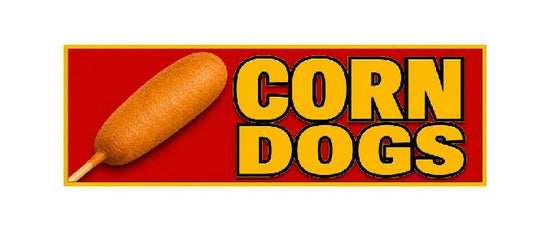 SS10 Metal Sign Corn Dogs