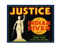 MS131   Crate Label Vintage Style Sign Metal Wall Deco Citrus Indian River