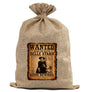 BUR75 Burlap Bag Vintage Style Bag Wanted Belle Starr