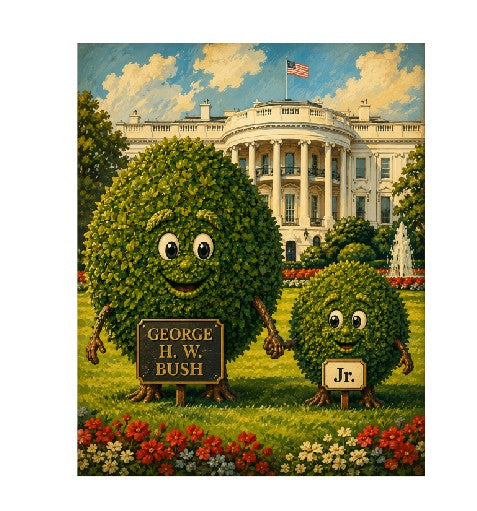 MS545 Vintage Style Metal Sign Funny President Sign