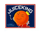 MS115   Crate Label Vintage Style Sign Metal Wall Orange Juice King
