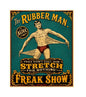 MS844 Vintage Style Metal Sign The Rubber Man