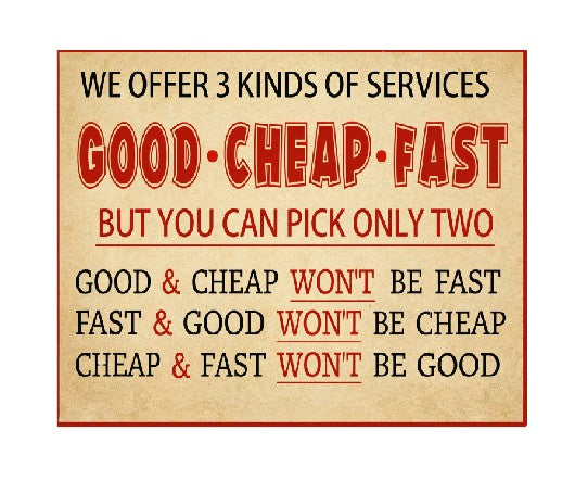 MS295 Vintage Style Metal Sign Funny Advertisement