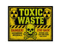 Vintage Style Metal Sign Toxic Waste MS929
