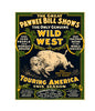 MS181 Crate Label Vintage Style Sign Metal Wall Deco Buffalo Bill