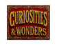 MS838 Vintage Style Metal Sign Curiosities and Wonders