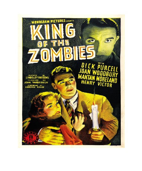Vintage Style Metal Sign Horror Film King of The Zombies MS914