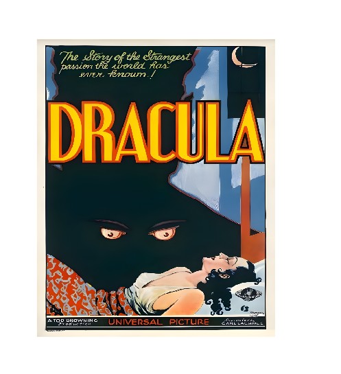 Vintage Style Metal Sign Horror Film Dracula MS887