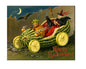MS593 Vintage Style Metal Sign Happy Halloween
