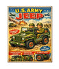 MS197 Vintage Style Tin Toy Metal Sign US Army Jeep
