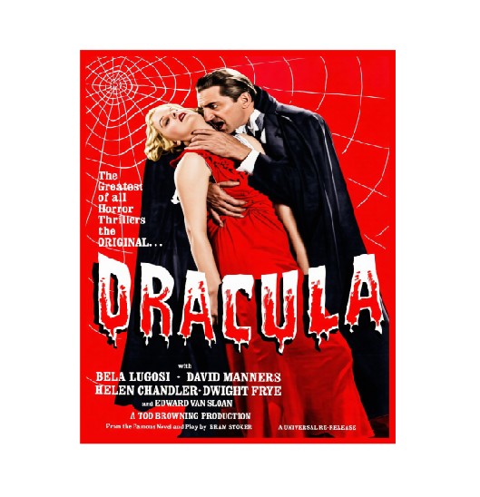 Vintage Style Metal Sign Horror Film Dracula MS902