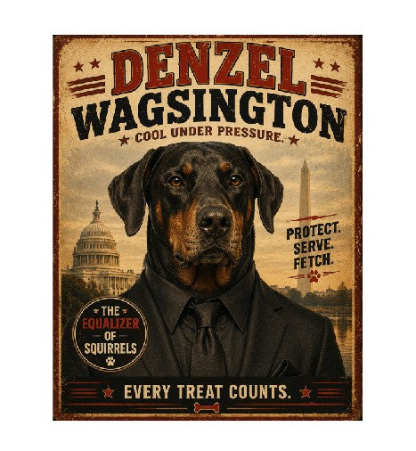 MS511 Vintage Style Metal Sign Funny Dog Sign