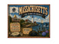 MS619 Vintage Style Metal Sign Massachusetts