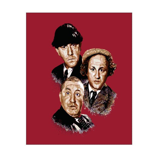MS307 Vintage Style Metal Sign Three Stooges