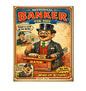 MS201 Vintage Style Tin Toy Metal Sign Banker