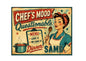 MS477 Vintage Style Metal Sign Dinner