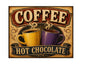 MS475 Vintage Style Metal Sign Coffee