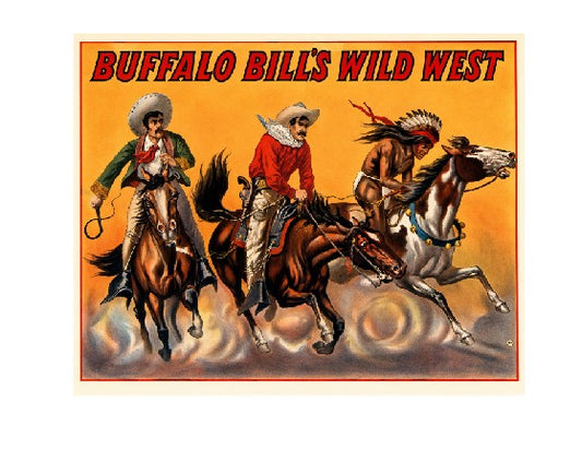 Vintage Style Metal Sign Buffalo Bill's Wild West MS953