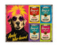 MS528 Wall Art Metal Sign Funny Dog